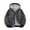 Grey, variant on Daznico Jackets for Men,Winter Jacket Heavyweight Hooded Coat Outdoor Warm Lined Full Zip Up Windproof Soft Thermal Casual Loose Fit Retro Coats,Mens Winter Coats,Size:3XL