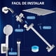thumbnail image 2 of Regaderas para Ba&ntilde;o de Lluvia Alta Presion,10''Cabeza de Ducha de Lluvia,Brazo de Extensi&oacute;n de 11",Ducha de Mano de 3 Modes con Soporte,Manguera de 2M,Adecuado para Hogar,Ho, 2 of 7