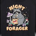 thumbnail image 3 of Instant Message - Night Forager - Women's Lightweight French Terry Long Sleeve Shirt, 3 of 6