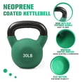 thumbnail image 2 of Kettlebell RitFit de hierro fundido recubierto de neopreno de 5 a 15 lb, 2 of 9