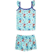 Disney - Girls' Little Mermaid Sleep Cami and Pajama Shorts