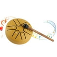 thumbnail image 4 of Tambor de Espiritu Vacío, Mini Tambor Handpan, Tambor Handpan Profesional Mini 6 Notas Instrumento de Percusión de Tambor de Lengua Sin Preocupisiones con Baqueta, 4 of 7