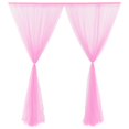 thumbnail image 2 of CNKOO 1 Panel Fiber Sheer Backdrop Curtain Arch Drapes Wrinkle-Free 5ft x 9.2ft, 2 of 24