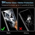 thumbnail image 3 of Protector de pantalla Samcorn para Galaxy S22 Ultra 5G (paquete de 3), 3 of 7