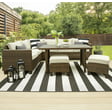 Better Homes & Gardens Brookbury 5-Piece Outdoor Furniture Patio Wicker Sectional Dining Set, Beige