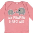 thumbnail image 4 of Inktastic My Pawpaw Loves Me Boys or Girls Long Sleeve Baby Bodysuit, 4 of 5