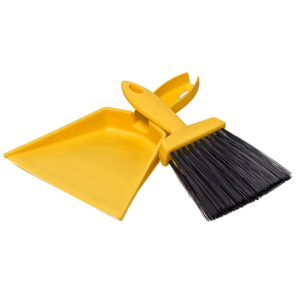 TradesPro Professional Dust Pan And Whisk Broom Set 837295 Walmart