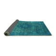 thumbnail image 2 of Ahgly Company Indoor Rectangle Oriental Turquoise Blue Industrial Area Rugs, 7' x 10', 2 of 4