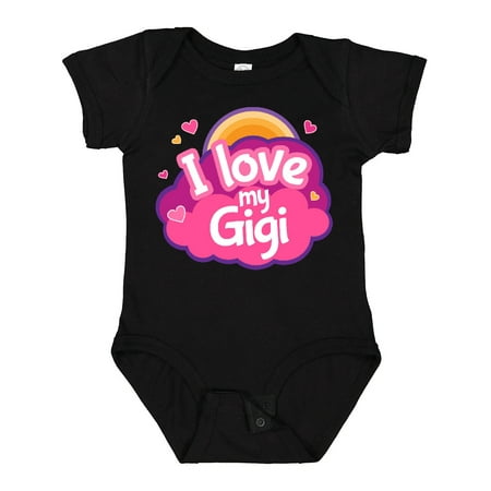 

Inktastic I Love My Gigi Grandma Grandchild Gift Baby Girl Bodysuit
