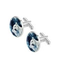 thumbnail image 2 of Polar Bear Elegant Dress Shirt Cuff Links Set Made of Stainless Steel for Formal Occasions, 2 of 6