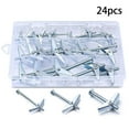 thumbnail image 2 of 24 Pc Wing Nut Kit for Drywall, Lights, Bookshelves & Sinks - Easy Installation Fasteners for DIY Projects, 2 of 8