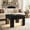 Black, variant on Homieasy Square Coffee Table with Charging Station and LED Lights, Black