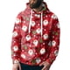 thumbnail image 1 of TRKIYQC Sudadera con Capucha navideña para Hombre, Sudadera con Capucha de Papá Noel y muñeco de Nieve de Manga Larga con Bolsillo TRKIYQC  moda, 1 of 6