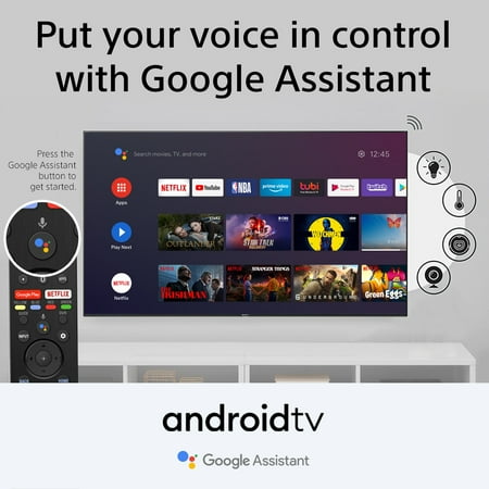 Sony - 43" Class X800H Series LED 4K UHD Smart Android TV