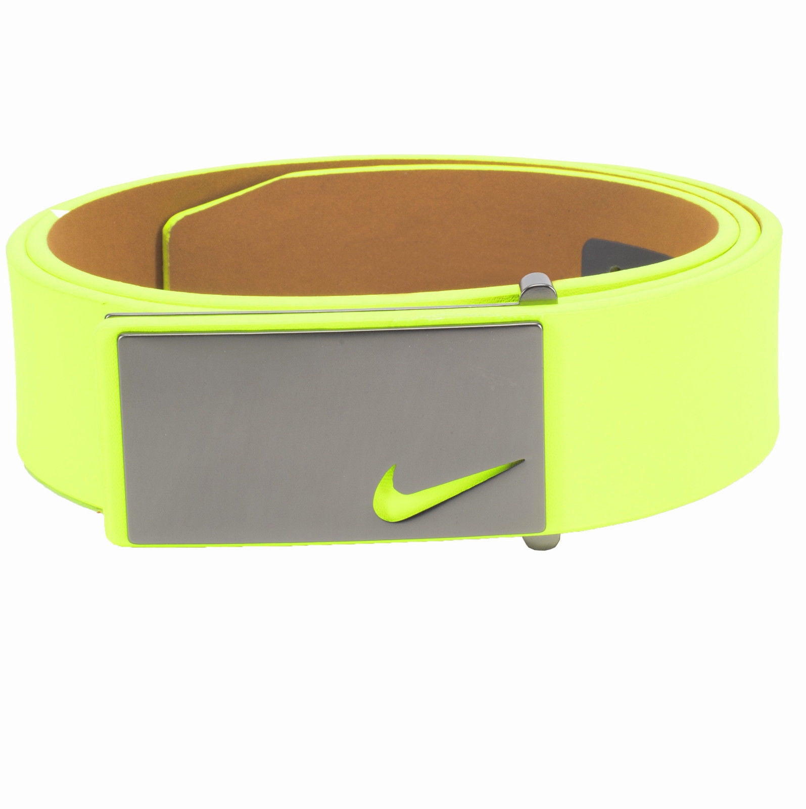 Nike Sleek Modern Plaque Leather Belt 