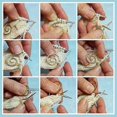 thumbnail image 2 of high quality 3Pcs Spiral Cable Knitting Needle, Stainless Steel Household Knitting Needle, 2 of 2