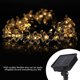 thumbnail image 5 of Guirnalda de luces con energía solar de 5m y 50 LED, lámpara decorativa para camino y patio, resistente al agua para exteriores (Redbud), 5 of 8