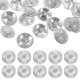 thumbnail image 1 of 30pcs 23mm Stylish Metal Buckle Hollow-out Button Handcraft Tools Down Button DIY Sewing Buttons for Decor Use (Silver), 1 of 3