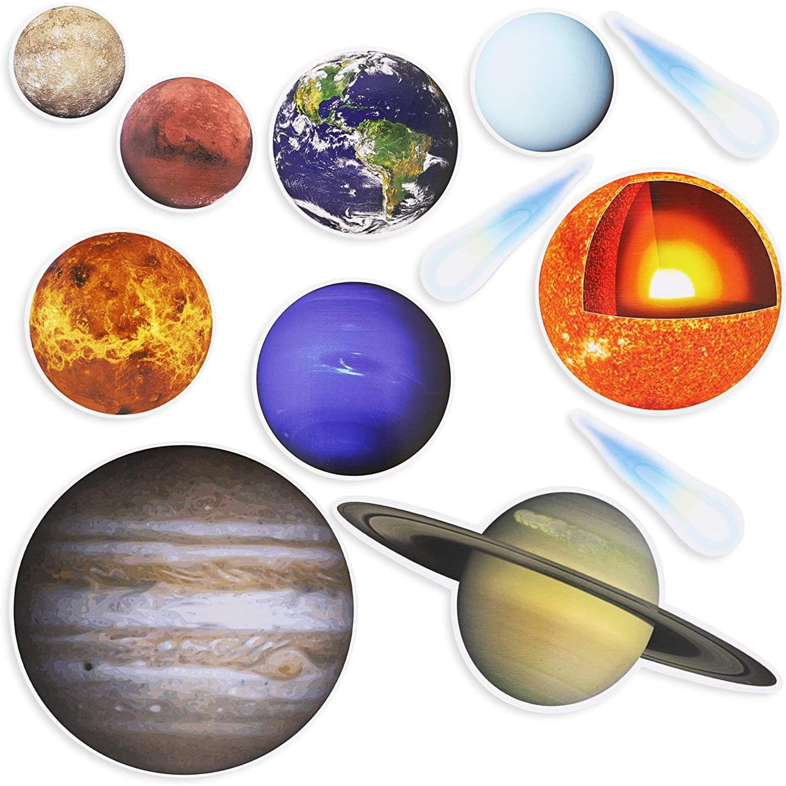 13 Piece Set Whiteboard Display Learning Resources Giant Magnetic Solar System