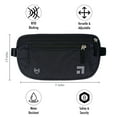 thumbnail image 5 of Slate Travel Money Belt - RFID Blocking & Waterproof - Anti-Theft Travel Wallet & Passport Holder …, 5 of 6