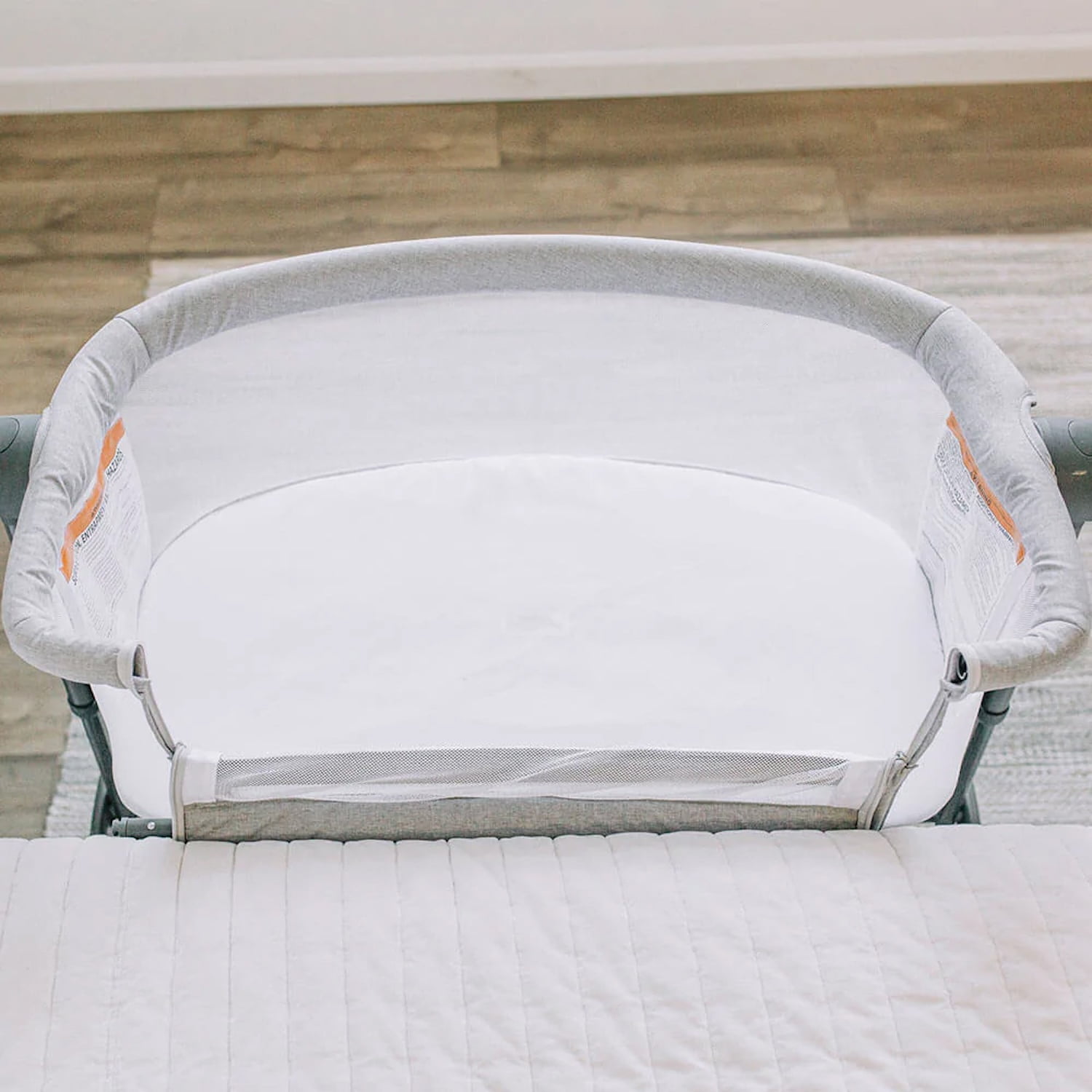 Baby Delight Waterproof Fitted Sheet for Beside Me Dreamer Bassinet & Bedside Sleeper, Infant, White
