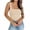 C-Beige, variant on Ulitacool Womens Tank Tops Square Neck Vest Top Solid Color Square Neck Summer Sleeveless Shirt Trend Daily Wear L Hot Pink