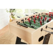 Playcraft Milan European Foosball Table, Light Maple