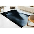 thumbnail image 2 of View Rug, Kitchen Rug, Dining Room Rugs, Nursery Rugs, Printed Rug, Farmhouse Rug, Bear Silhouette Rug, Large Rugs, Outdoor Rug, Home Decor, 2.6'x6.5' - 80x200 cm, 2 of 8