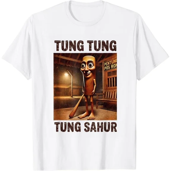 DOPASHIRT Tung Tung Tung Sahur Italian Brainrot T-Shirt Unisex S-5XL Hot Trending Shirt, Vintage Birthday Gift