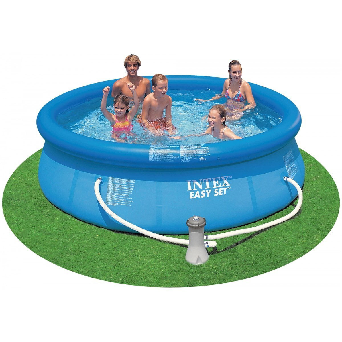 Summer Waves Quick Set Swimming Pool With Filter Unit 1074 Gallons 3.05 Metres Wide 76 CM Deep