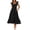 Black, variant on Women's 2026 Summer Boho Floral Midi Dress Casual Sleeveless Square Neck Smocked Ruffle Flowy A-Line Beach Vacation Dress with Pockets, Apricot, L