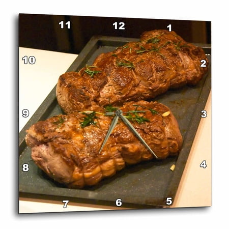 3drose, Cuisine, Beef with Herbs, Buenos Aires, Argentina - Sa01 Pka0184 - Per Karlsson, 10x10 Wall Clock