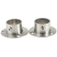 thumbnail image 4 of 2 Tubos Cromados Giratorios Para Armario, Ropa, Riel Para Ropa, Enchufe Final, 56 X 21 Mm Sunnimix Soporte de tubo de armario, 4 of 8