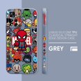 thumbnail image 3 of Case For Redmi Note 12 11 11T 11R 9 9S 8 7 7S PRO PLUS 4G 5G Simple Liquid silicone Case Marvel Cartoon Iron Spider-Man Poster, 3 of 5