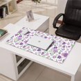 thumbnail image 3 of Long Mouse Pads for Desk,Pioneer Flower Floral Print Pattern Desk Mats on Top Of Desks, Desk Mouse Pad Extra Large with 3mm Non-Slip Base and Stitched Edge for Gaming,Office,Work,Home 31.5"x15.7", 3 of 6