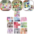 thumbnail image 6 of 50Pcs 10x10cm Printed Cloth Handmade Patchwork Quilting Patchwork Doll Clothing Sewing Fabric Sewing Craft Supplies, 6 of 7