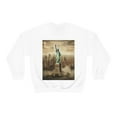 thumbnail image 2 of Statue of Liberty Urban Wanderlust Unisex Heavy Blend Crewneck Sweatshirt, 2 of 9