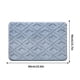 thumbnail image 2 of Alfombra de baño absorbente de diamante | Base de goma antideslizante de microfibra con diatomeas | Alfombra de secado rápido e impermeable para baño, cocina, lavandería y dormitorio, 2 of 5