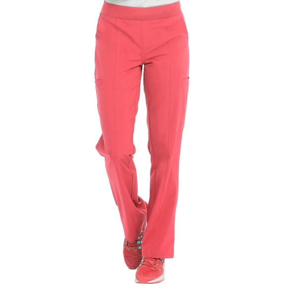 Energy by Med Couture Women's Paige Knit Waistband Cargo Yoga Scrub Pant