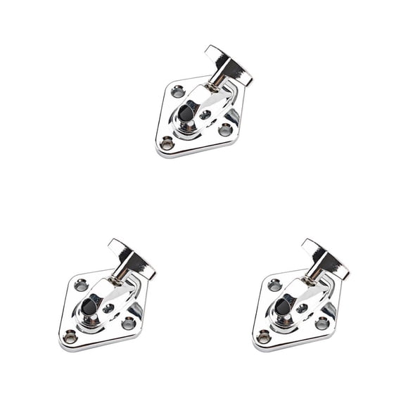 Soidarity Drum Leg Base Smooth Surface Guitar Brackets Screw Holes with Musical Percussion Bottom Mount Base Accessories Part Type1 NO1 Soidarity CBP470843