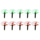 thumbnail image 1 of 10 piezas de juguetes de disco volador para niños, juguetes de disco volador con cuerda para tirar, platillos voladores, 1 of 6