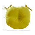 thumbnail image 6 of Greendale Home Fashions Kiwi Green 15 in. Round Outdoor Reversible Bistro Seat Cushion (Set of 2), 6 of 8