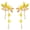 As Described403, variant on Vintage Flower Hair Clips, A Pair of Yellow Osmanthus Decorative Hair Clips Tassel Pearl Hair Barrettes, Wedding Hair Pins Hair Accessories for Women Girls Bride Bridesmaid