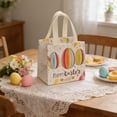 thumbnail image 6 of Easter Gift Bags Non-Woven Tote Bags with Bunny Egg Design, Reusable Shopping Bags for Easter Egg Hunt Party Decorations, Eco Friendly Holiday Gift Bags(F), 6 of 6