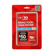 Net10 Wireless $50 Unlimited Talk, Text & Data 30 Days Plan Airtime Card