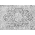 thumbnail image 1 of Ahgly Company Indoor Rectangle Medallion Gray Traditional Area Rugs, 2' x 5', 1 of 1