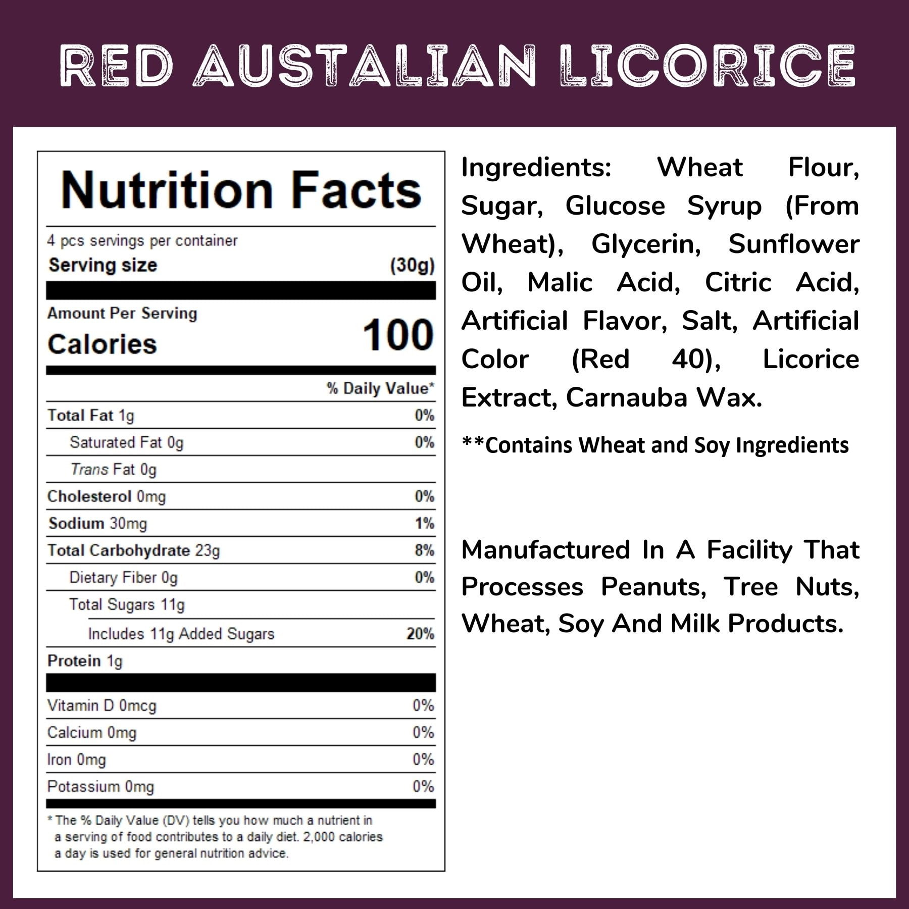WinCrest Bulk Red Australian Licorice - 5 Lb Case