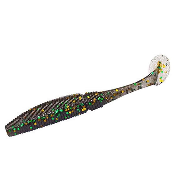 kurtrusly 15Pcs Wobbler Jigging 50mm/1g Fishing Lure Soft Worm Shrimp Jerkbait Fish Ocean Rock Lure Bass Soft T Tail Baits