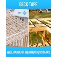 thumbnail image 4 of Joist Tape Deck Joist Flashing Tape 4" x 50' Deck Butyl Tape Waterproof Anti-Corrosion, 4 of 5