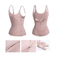 thumbnail image 2 of Corsé moldeador fuerte debajo del busto para mujer, moldeador abdominal, moldeador de cuerpo, corpiño debajo del busto, parte superior ajustable, moldeador de cuerpo sin pecho con cremallera, 4XL, 2 of 6